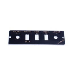 [HA2B-B] Guitar/Bass Control Panel Plate HA2B-B