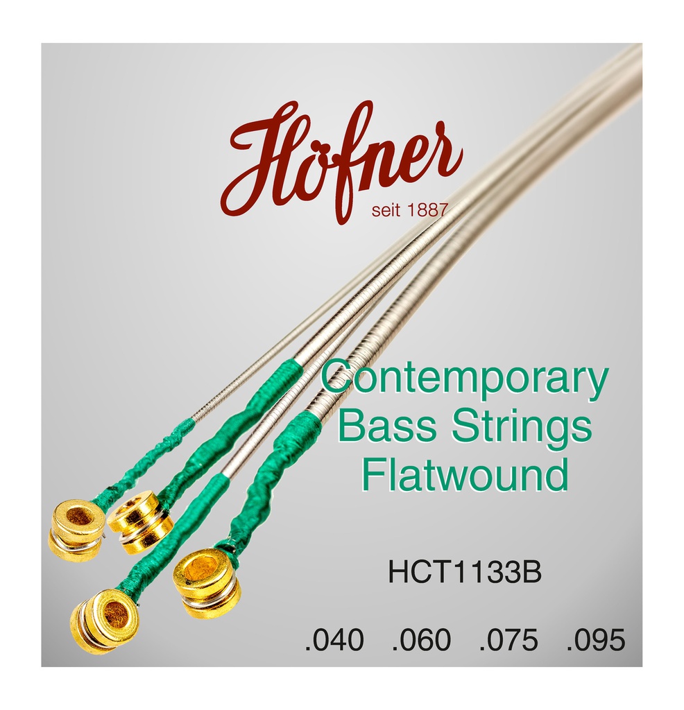 Höfner HCT1133B Contemporary Flatwound « Corde basse électrique